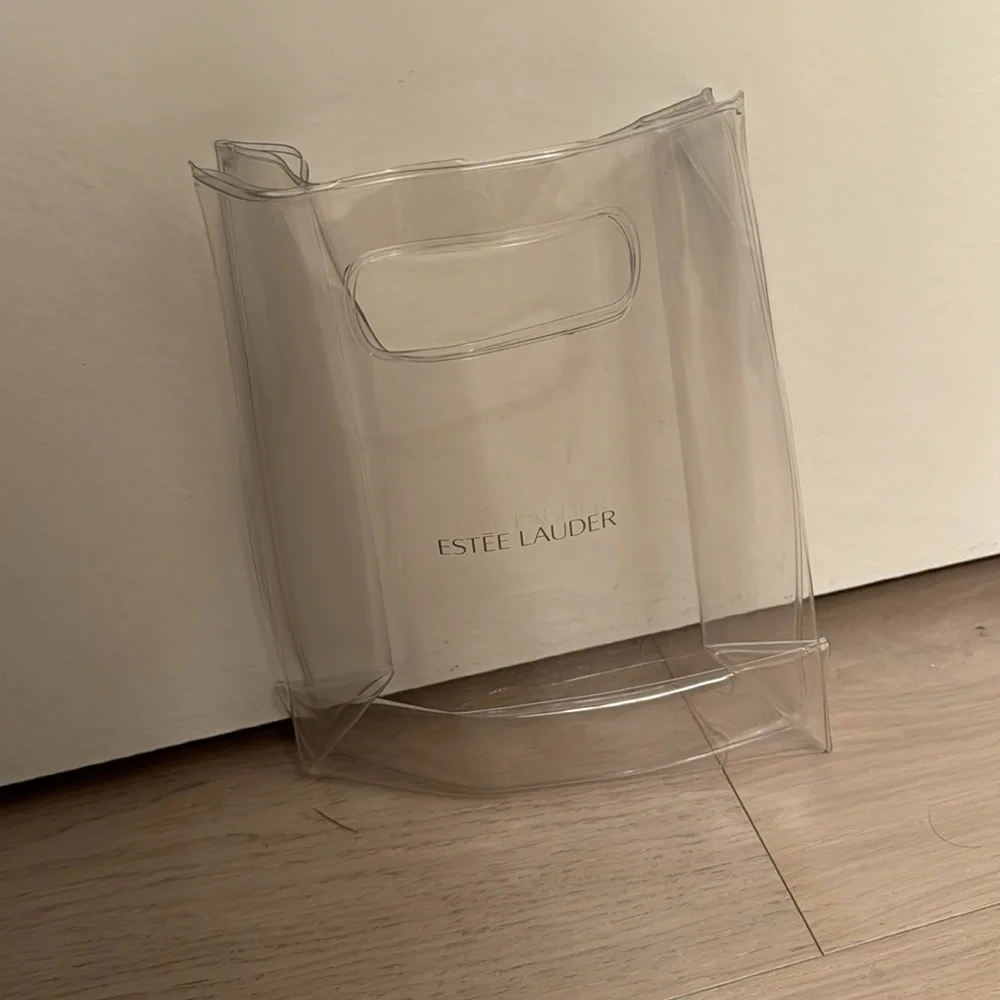 Clear Estee Lauder Bag